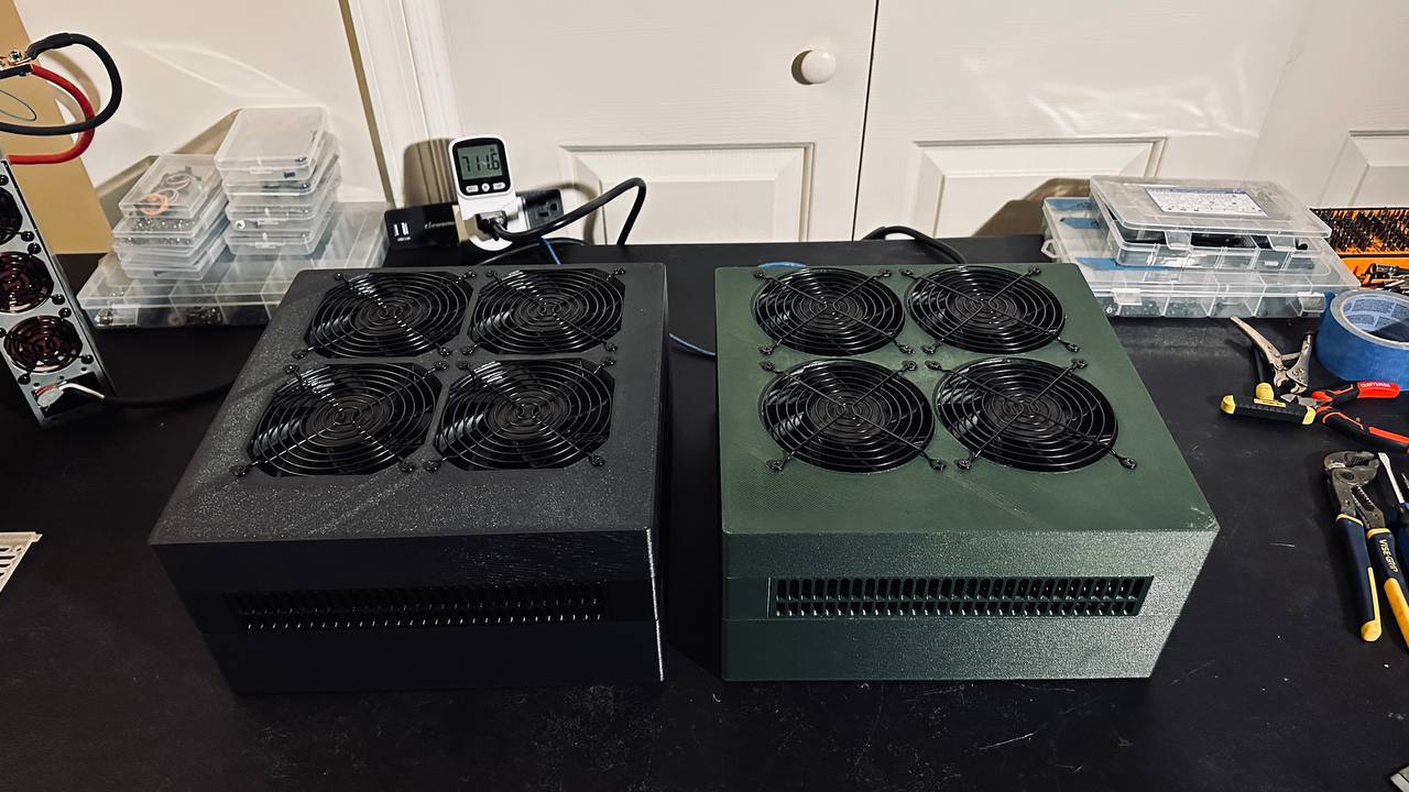 Poor Man’s Avalon Q Enclosure Kit ⚡ DIY Bitcoin Miner Build (S19 Hashboard)