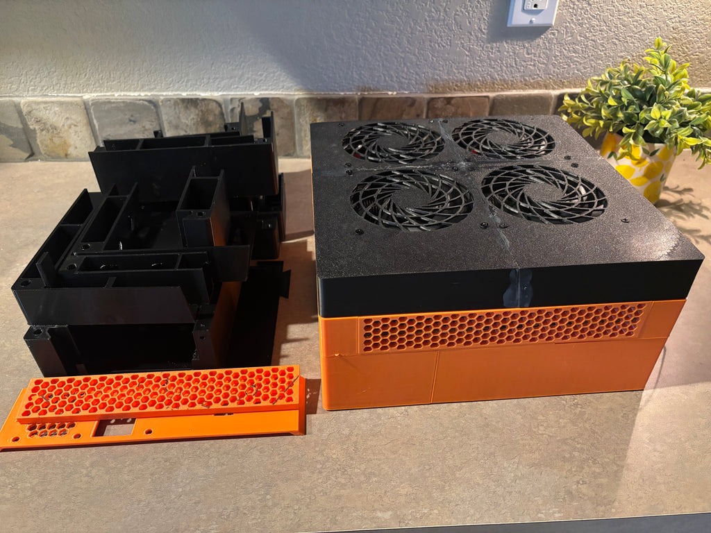 Poor Man’s Avalon Q Enclosure Kit ⚡ DIY Bitcoin Miner Build (S19/S21 Hashboard)