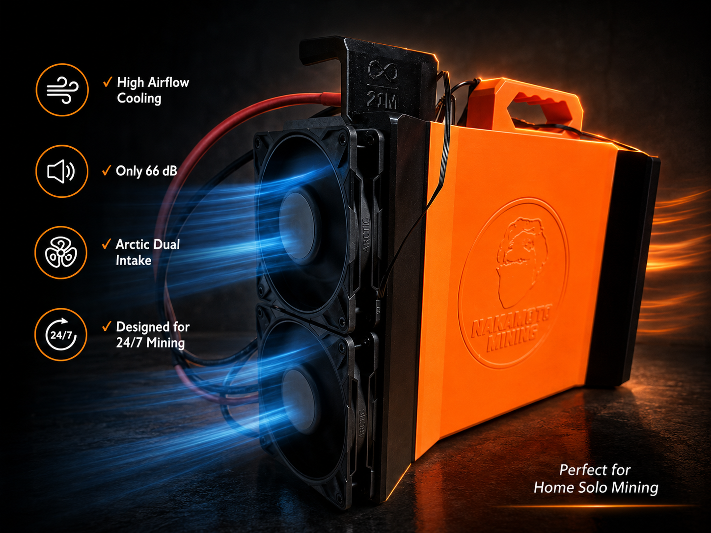 Nakamoto Miner Pro – 33+ TH/s Bitcoin Miner | 23 J/TH Efficiency